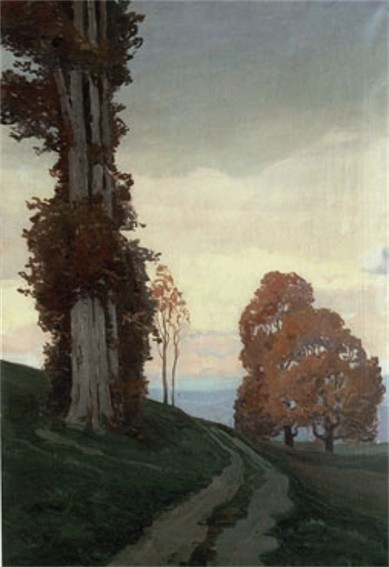 Image - Ivan Trush: A  Landscape with a Tree.